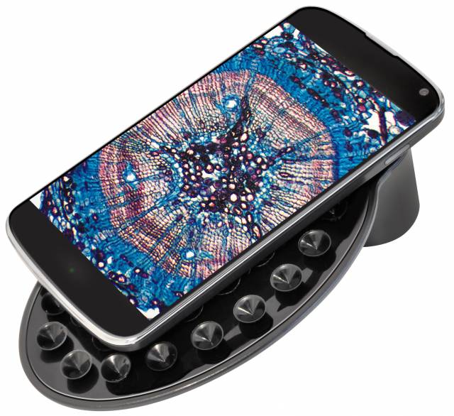 JUNIOR Biolux CA 40x-1024x Mikroskop inkl. Smartphone Halterung