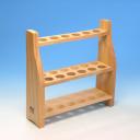 Reagenzgläser - Ständer aus Holz