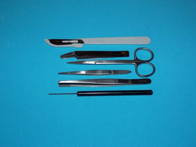 Präparierbesteck - Biologie